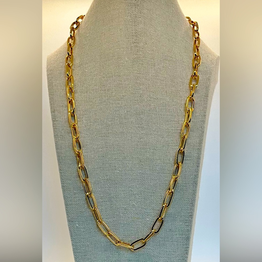 Paperclip Chain Necklace - Picture 3 of 11